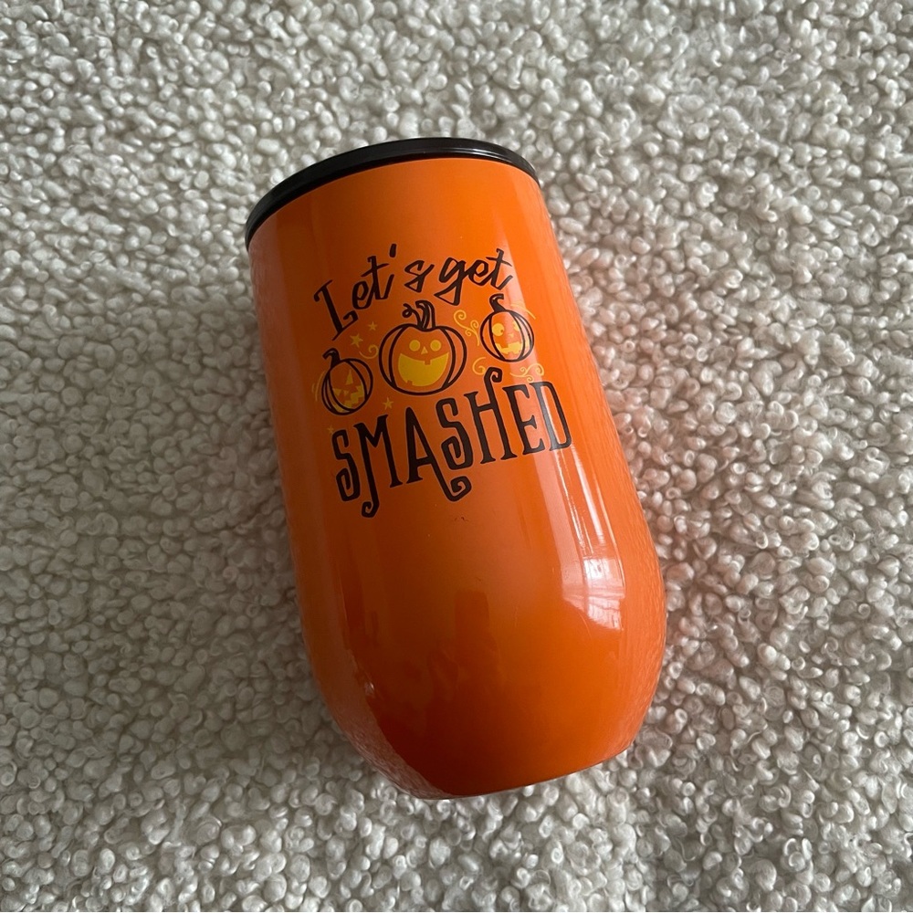 Halloween wine tumbler